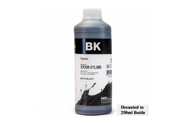 250ml of InkTec K3 Wide Format Ink Matte Black.