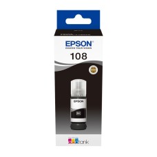 Epson 108 Black Bottle of Dye Ink - 70ml.