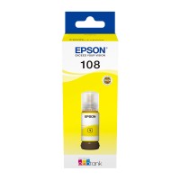 Epson 108 Yellow Bottle of Dye Ink - 70ml.