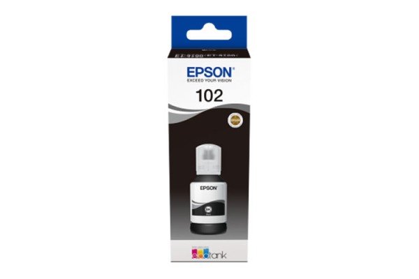 EP-102 Black Pigment Genuine OEM Epson Bottle of Ink..