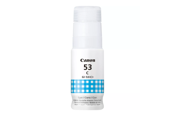 GI-53 Cyan Dye Genuine OEM Canon Bottle of Ink..