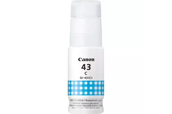 Canon GI-43C Cyan Bottle of Chromalife 100 Dye Ink - 60ml.