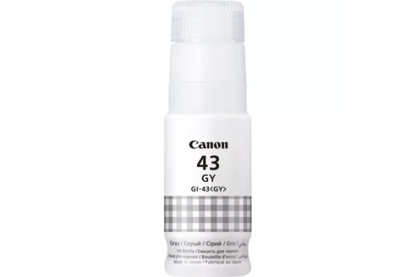 Canon GI-43GY Grey Bottle of Chromalife 100 Dye Ink - 60ml.