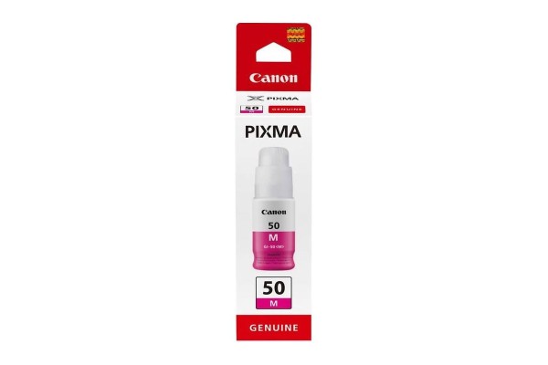 Canon GI-50M Magenta Bottle of Original Ink - 70ml.