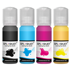 Set of 4 Colour inks compatible with Epson 101 & 102 Bottled inks.