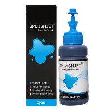 70ml Bottle of Cyan Dye Sublimation Ink for Epson EcoTank Printers using 673 Series Inks.