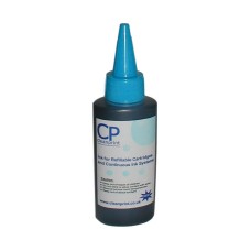 100ml of CleanPrint Universal Light Cyan Ink for Canon Printers.