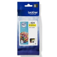 Genuine Standard Capacity Brother LC424 Yellow Ink Cartridge.