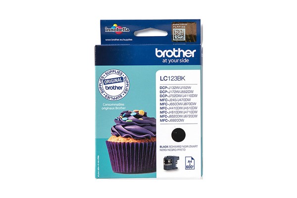 Genuine Cartridge for Brother LC123 Black Ink Cartridge.