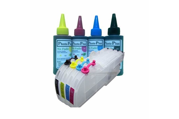 Brother Compatible LC1240 Extended Refillable Cartridges with 400ml of Archival Ink.