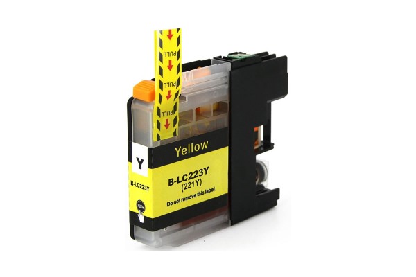 Compatible Cartridge for Brother LC223 Yellow Ink Cartridge - XL.