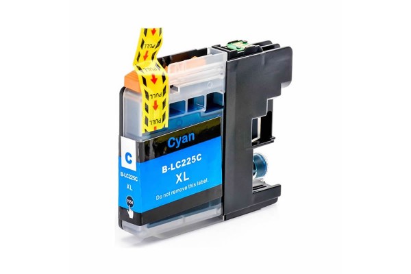 Compatible Cartridge for Brother LC225XL Cyan Ink Cartridge.