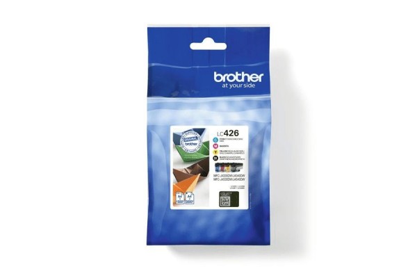 Genuine Std Capacity Brother LC426 - 4 Colour Ink Cartridge Set.