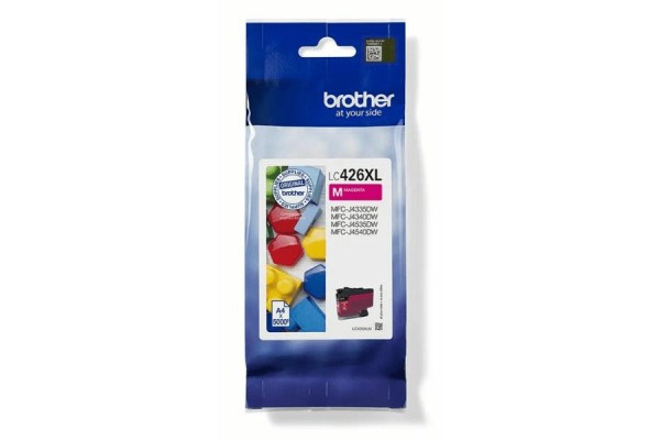 Genuine High Capacity XL Brother LC426XL Magenta Ink Cartridge.