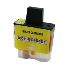 Yellow Compatible Ink Cartridge to replace a Brother LC900 Ink Cartridge.