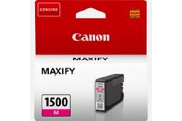 Genuine Cartridge for Canon PGI-1500 M Magenta Ink Cartridge.