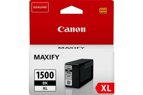 Genuine Cartridge for Canon PGI-1500 XLBK High Capacity Black Ink Cartridge.