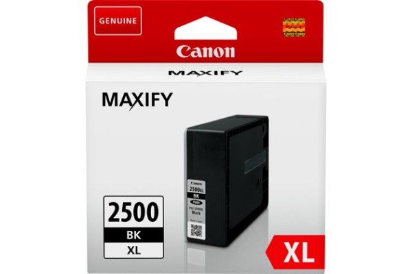 Genuine Cartridge for Canon PGI-2500XLBK High Capacity Black Ink Cartridge.