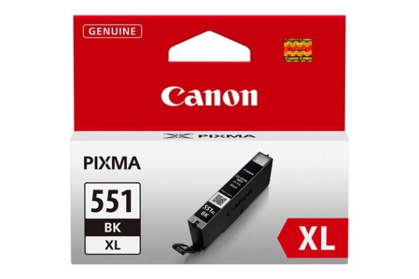 Genuine Cartridge for Canon CLI-551 XL High Capacity Black Ink Cartridge.
