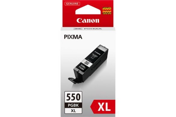 Genuine Cartridge for Canon PGI-550 XL High Capacity Black Ink Cartridge.