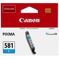 Genuine Cartridge for Canon CLI-581 Cyan Ink Cartridge.