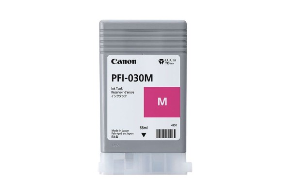 Genuine Cartridge for Canon PFI-030M Magenta Ink Cartridge.