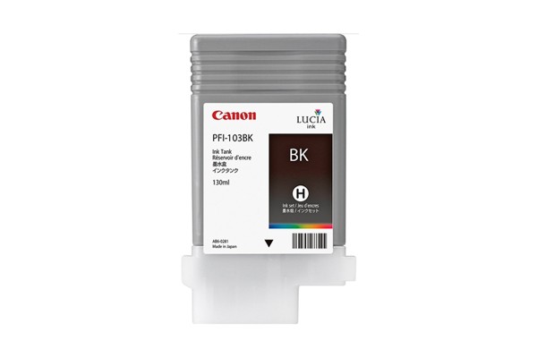 Genuine Cartridge for Canon PFI-103BK Black Ink Cartridge.