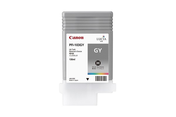 Genuine Cartridge for Canon PFI-103GY Grey Ink Cartridge.