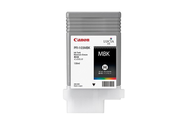 Genuine Cartridge for Canon PFI-103MBK Matte Black Ink Cartridge.