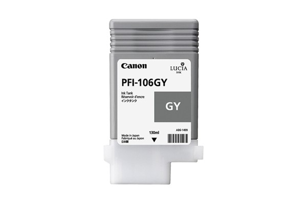 Genuine Cartridge for Canon PFI-106GY Grey Ink Cartridge.