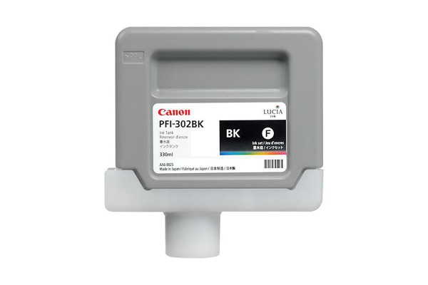 Genuine Cartridge for Canon PFI-302BK Black Ink Cartridge.