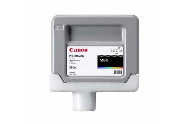 Genuine Cartridge for Canon PFI-306MBK Matte Black Ink Cartridge.
