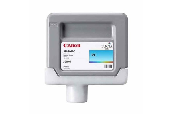 Genuine Cartridge for Canon PFI-306PC Photo Cyan Ink Cartridge.