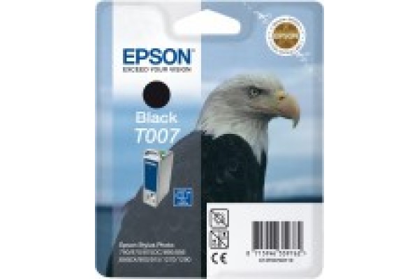 Epson Branded T007 Black Ink Cartridge.