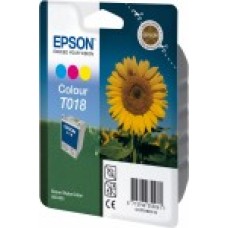 Epson Branded T018 Colour Ink Cartridge.
