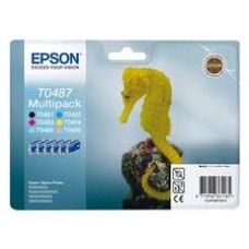 Epson Branded T0487 Ink Cartridge Set.