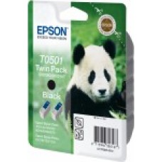 Epson Branded T050 Black Ink Cartridge.