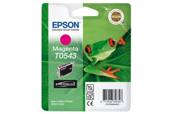 Epson Branded T0543 Magenta Ink Cartridge.
