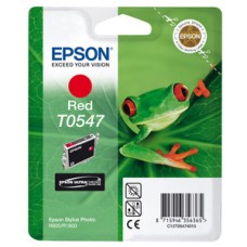 Epson Branded T0547 Red Ink Cartridge.