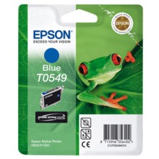 Epson Branded T0549 Blue Ink Cartridge.