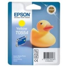 Epson Branded T0554 Yellow Ink Cartridge.