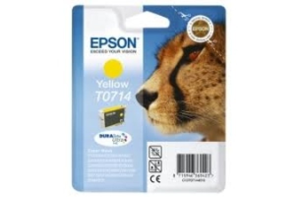 Epson Branded T0714 Yellow Ink Cartridge.