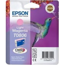 Epson Branded T0806 Light Magenta Ink Cartridge.