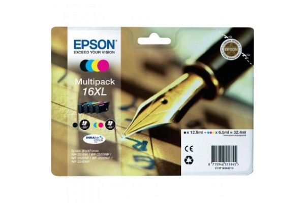 Epson Branded T1636 Ink Cartridge Set.