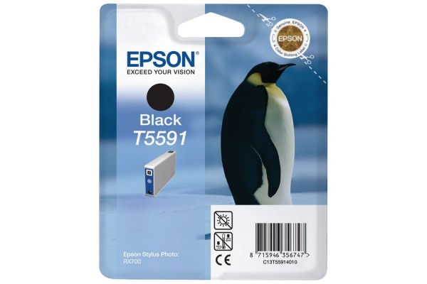 Epson Branded T5591 Photo Black Ink Cartridge.