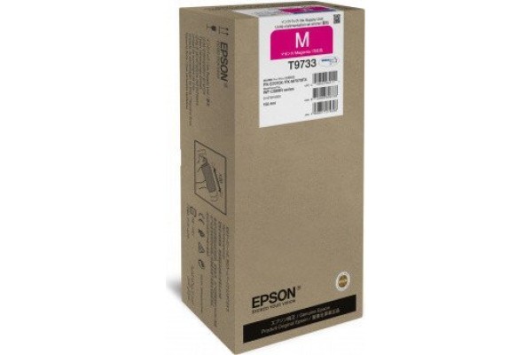 Epson Branded T9733XL Magenta Ink Cartridge.