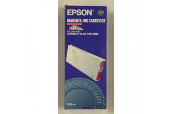 Epson Wide Format T409 Magenta Ink Cartridge.