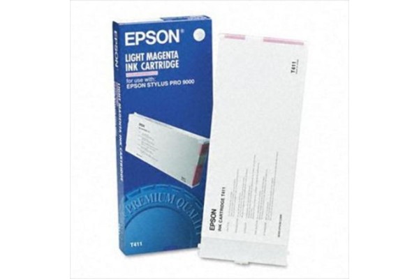 Epson Wide Format T411 Light Magenta Ink Cartridge.