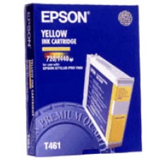 Epson Wide Format T461 Yellow Ink Cartridge.