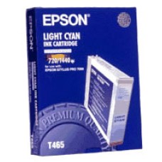 Epson Wide Format T465 Light Cyan Ink Cartridge.